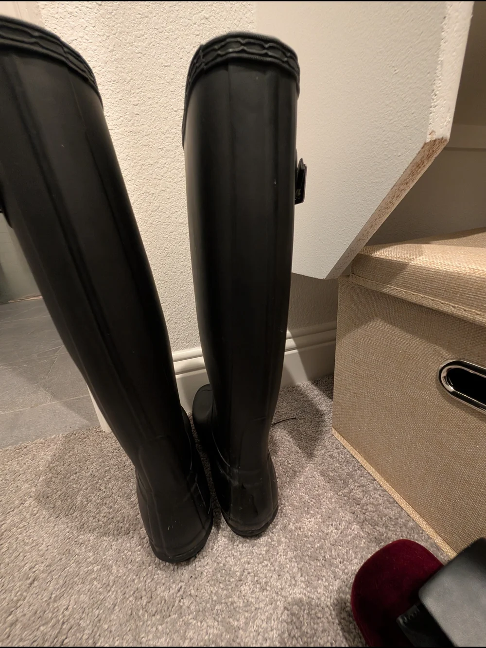 Women Hunter Black Tall Original Rain Boots